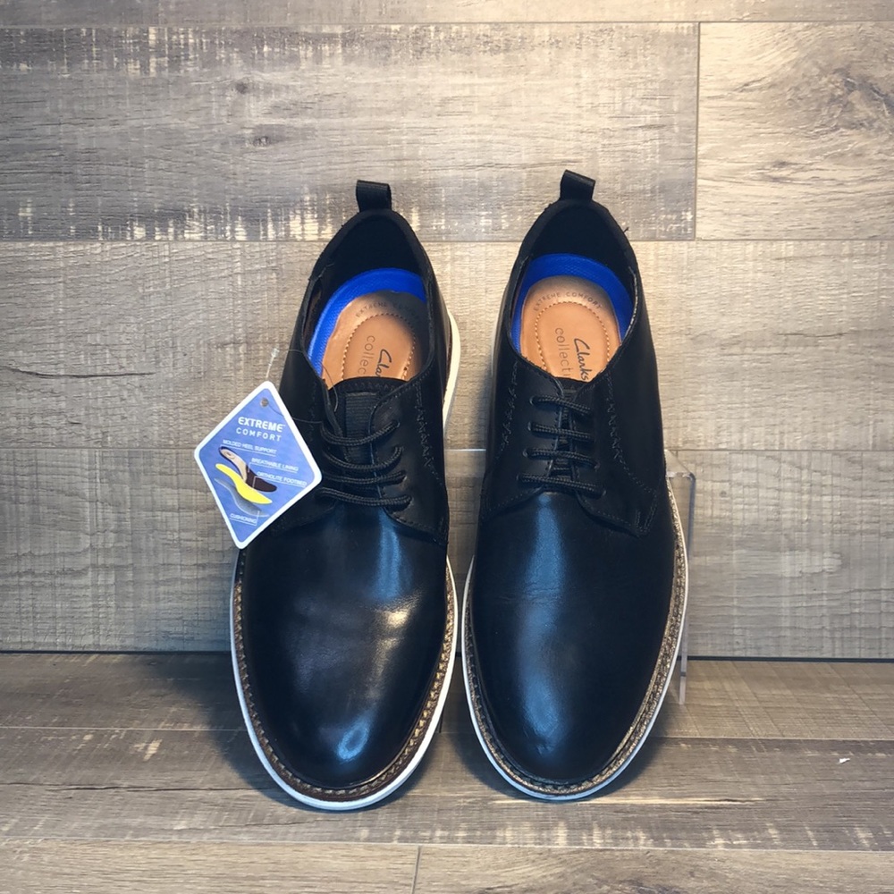 Clarks - Brantin Low Black Leather - Picture 5 of 6